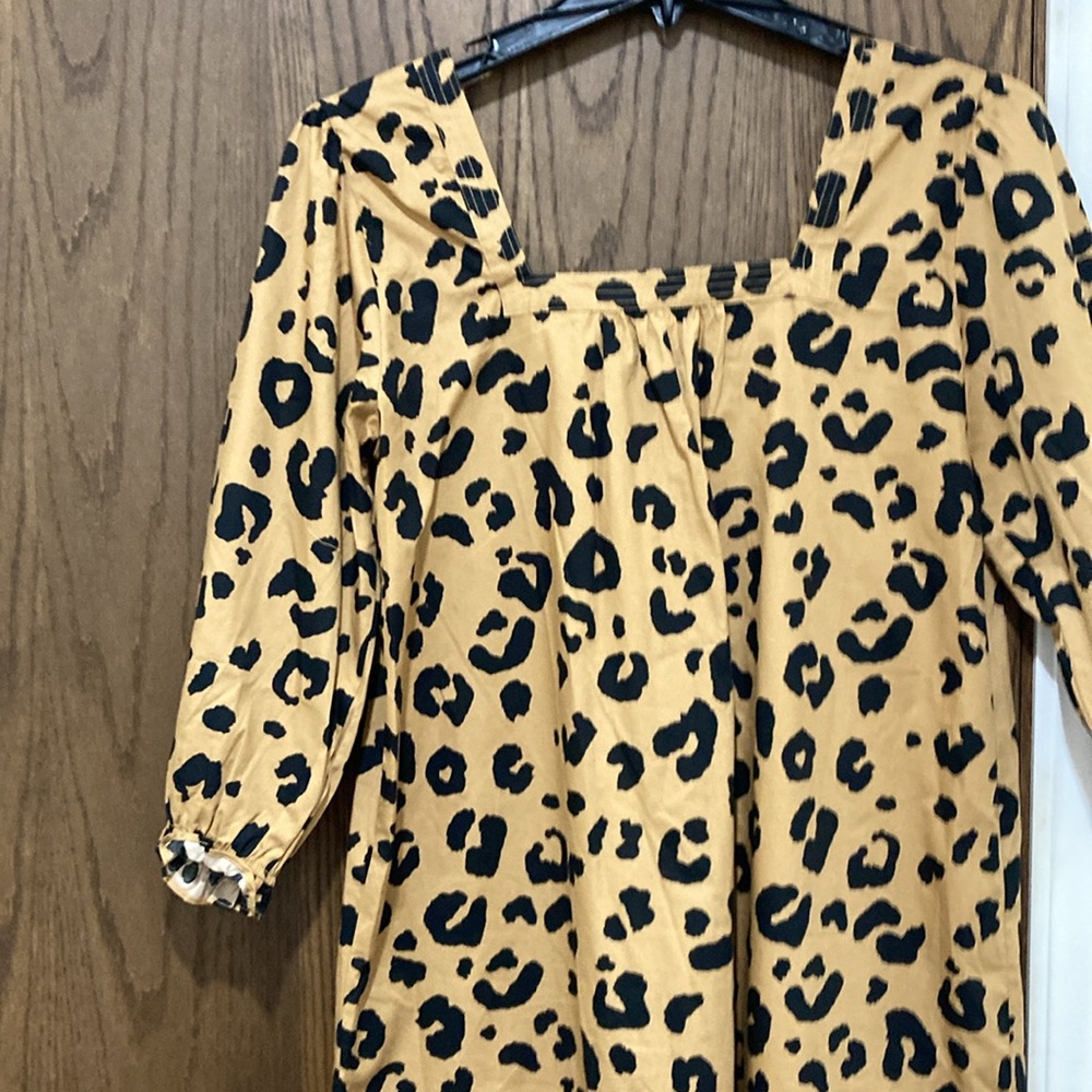 Mud pie cheetah print cotton swing dress - Picture 6 of 8